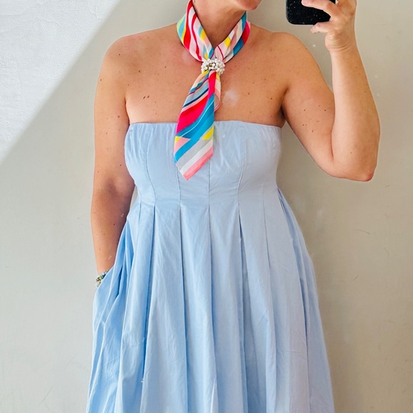 NWT SILKLETTE Alignment 100% Fine Silk Kerchief Scarf MULTICOLOR - Picture 2 of 9